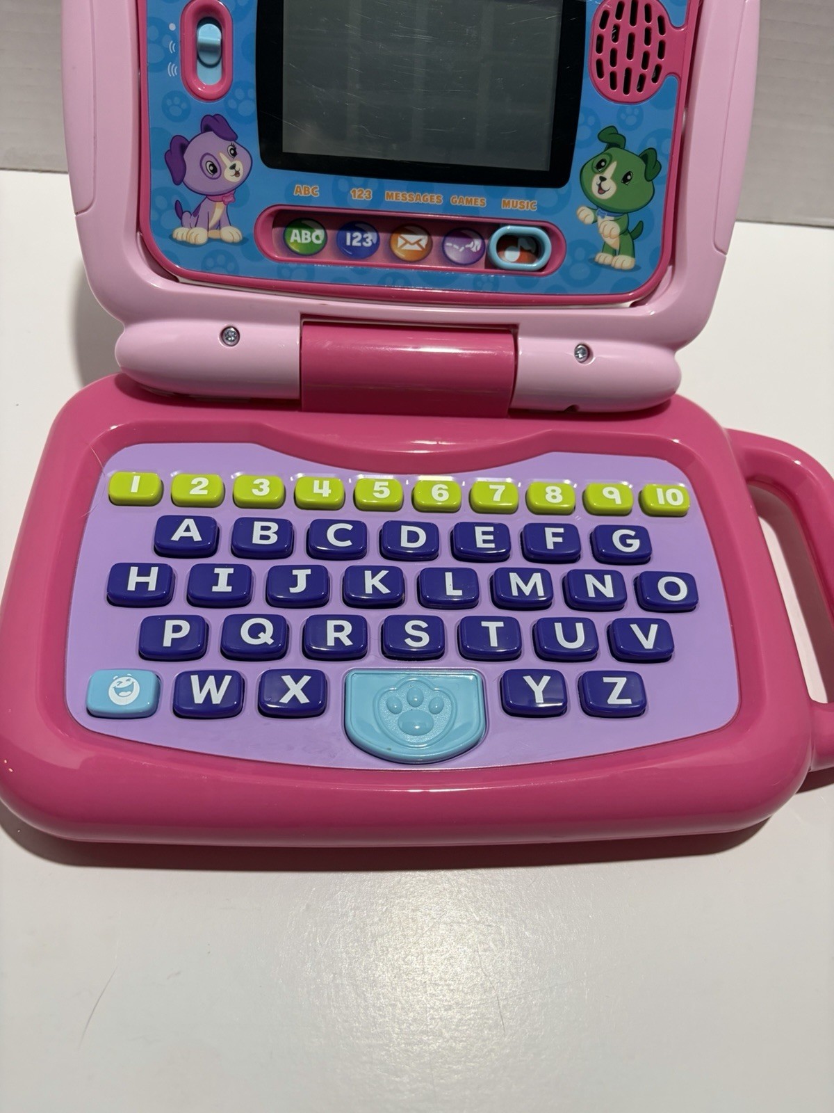 LeapFrog 2 In 1 My Own Leaptop Touch Laptop Tablet Computer For Kids Pink Tested
