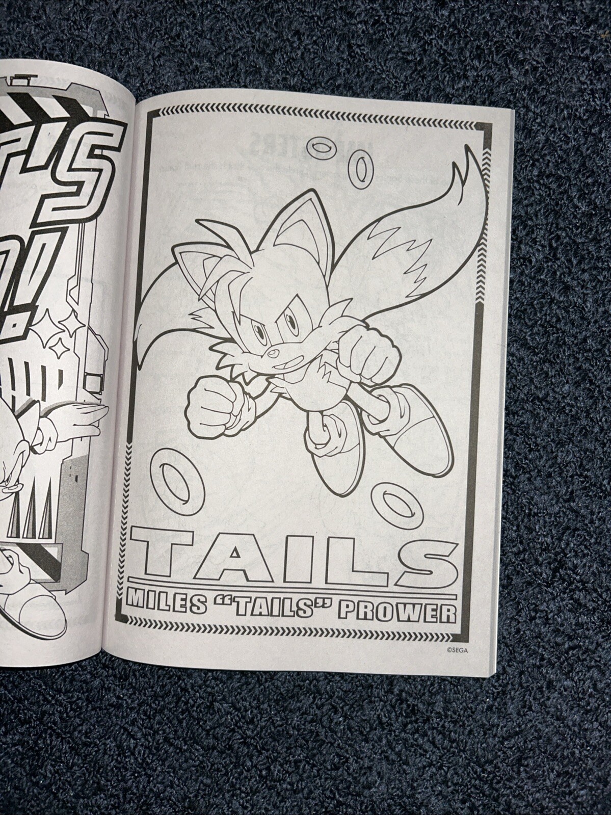 Sonic The Hedgehog Jumbo Coloring & Activity Book New Bendon Made In USA