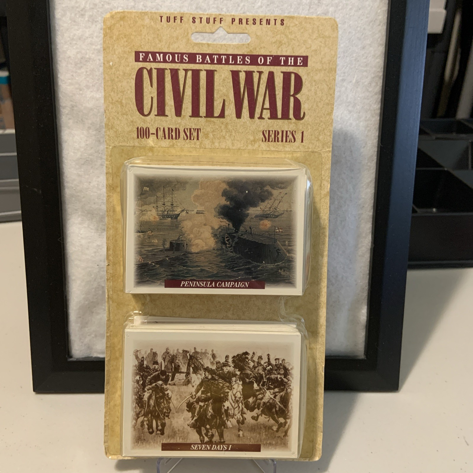 Famous Battles Civil War 100 Card Set Series1 Tuff Stuff 1991 Sealed