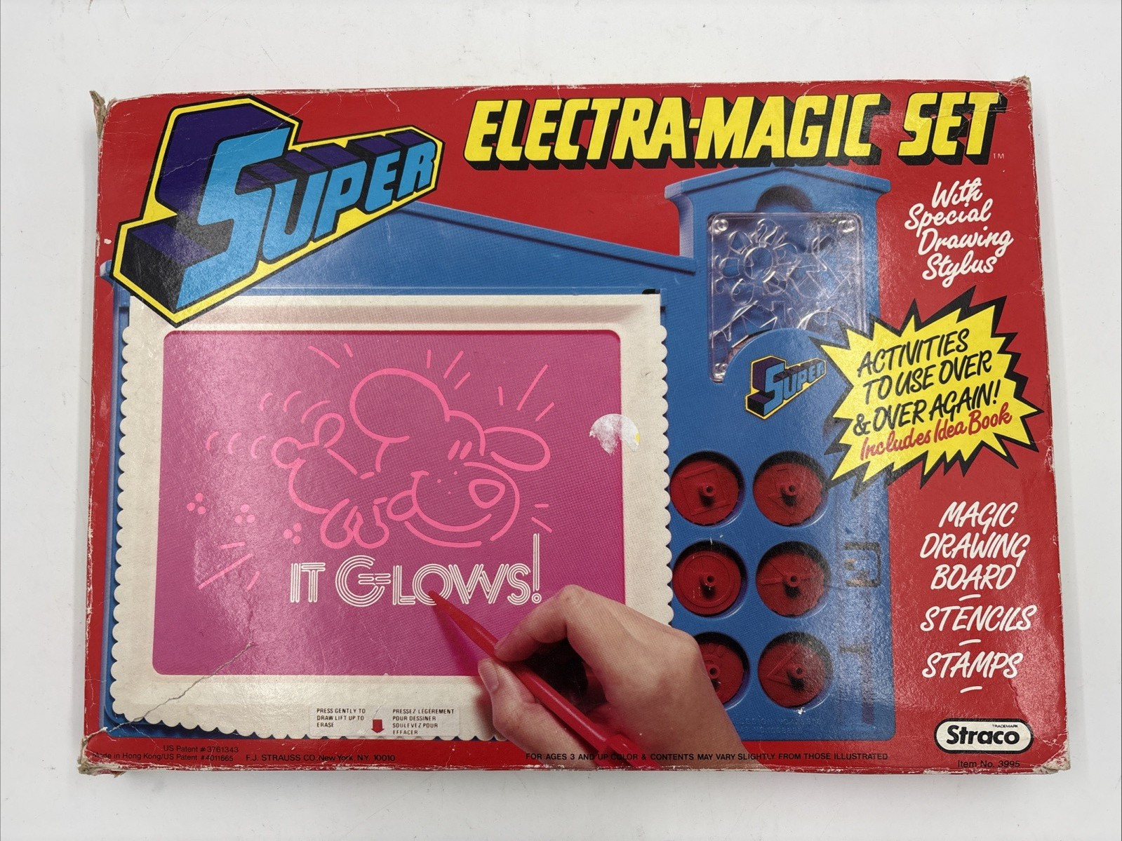 Vintage 1960s Starco Super Electra-Magic Drawing Board for Parts Used