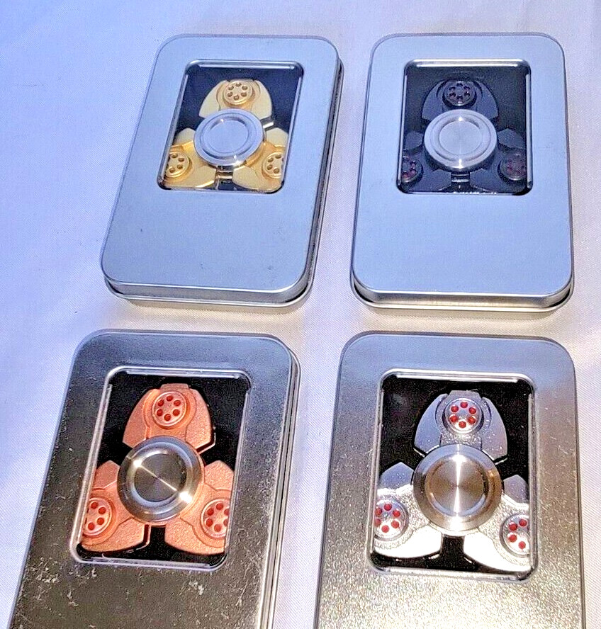 UFO Triangle Metal Fidget Hand Spinner / EDC / Pocket / Desk Toy – US Seller