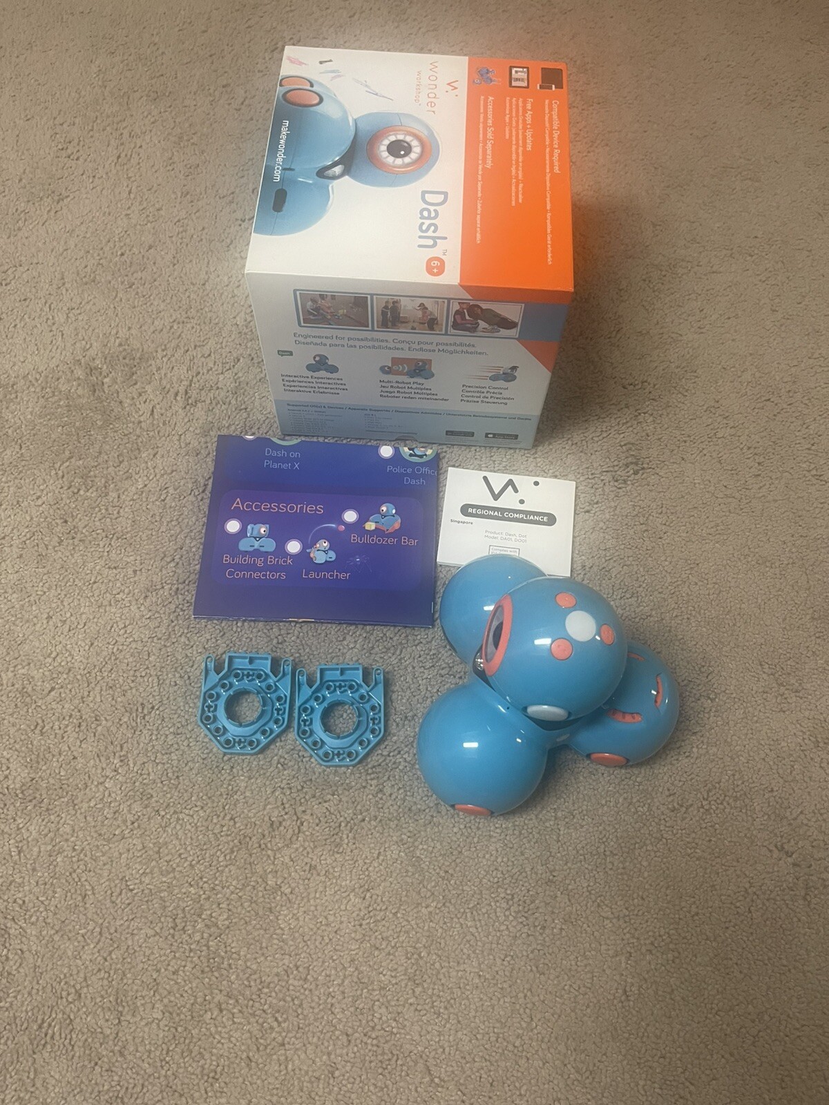 Wonder Workshop DA01 Dash No Charger Tested- Works