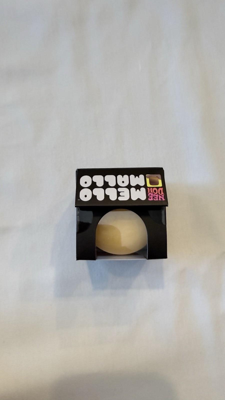 NeeDoh Mello Mallo Color Change Squishy Squeeze Sensory Toy Yellow New In Box