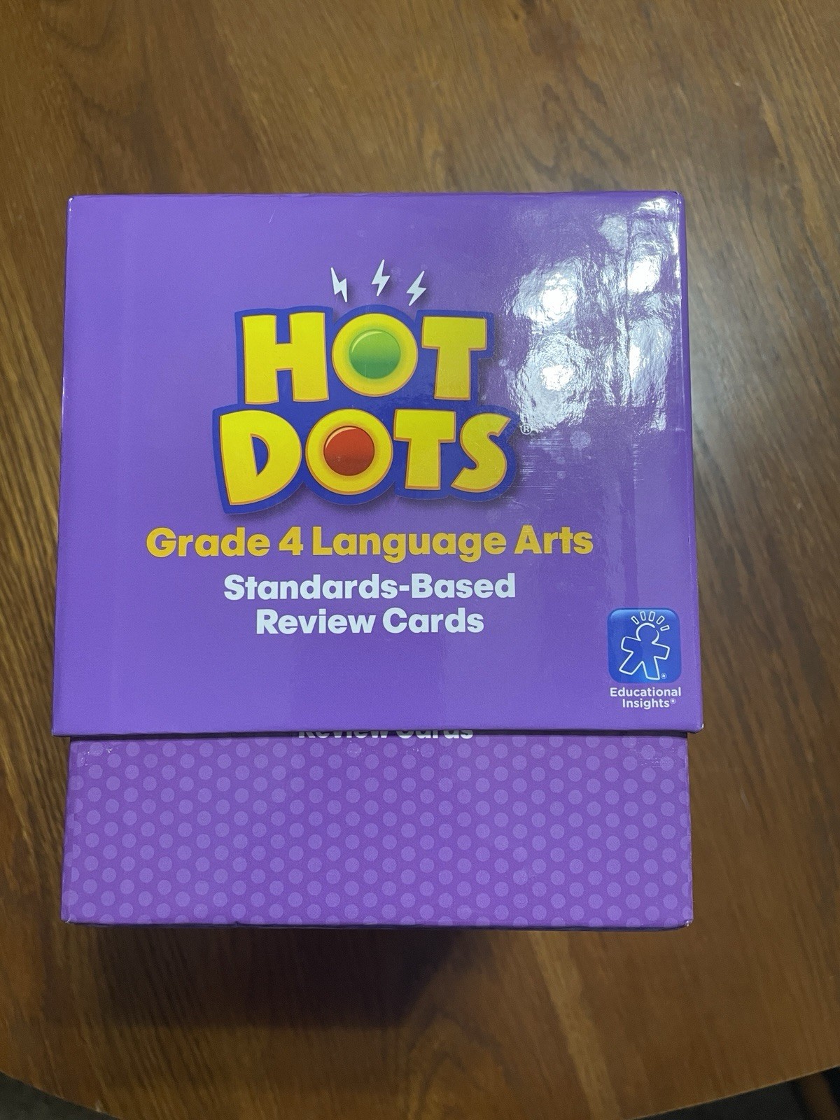 Hot Dots Standards Based Review Cards 4th Grade Language Arts Box Set