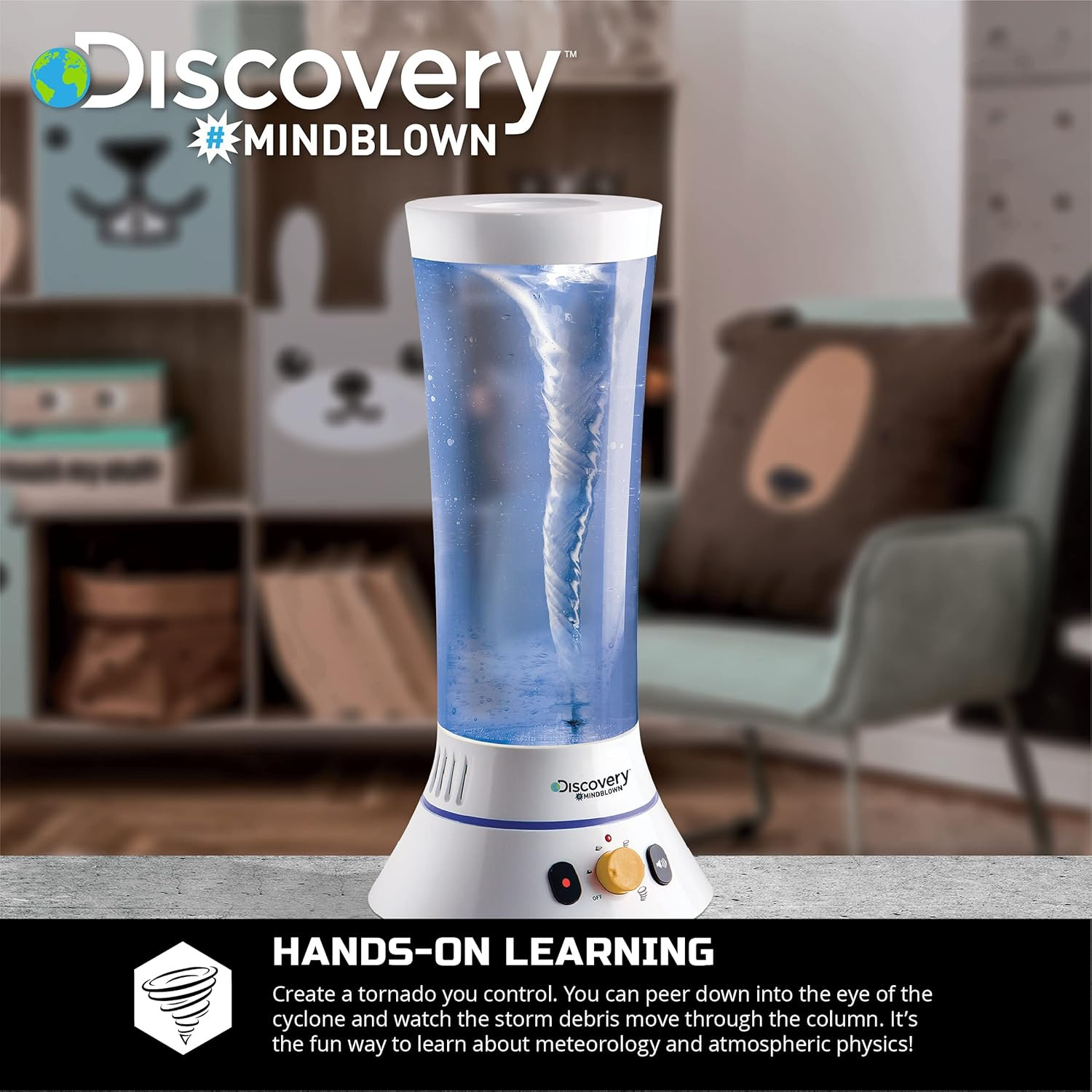 ™ Tornado Lab, 5-Speed Cyclone Controller, Educational Learning Activity Kit, Fu