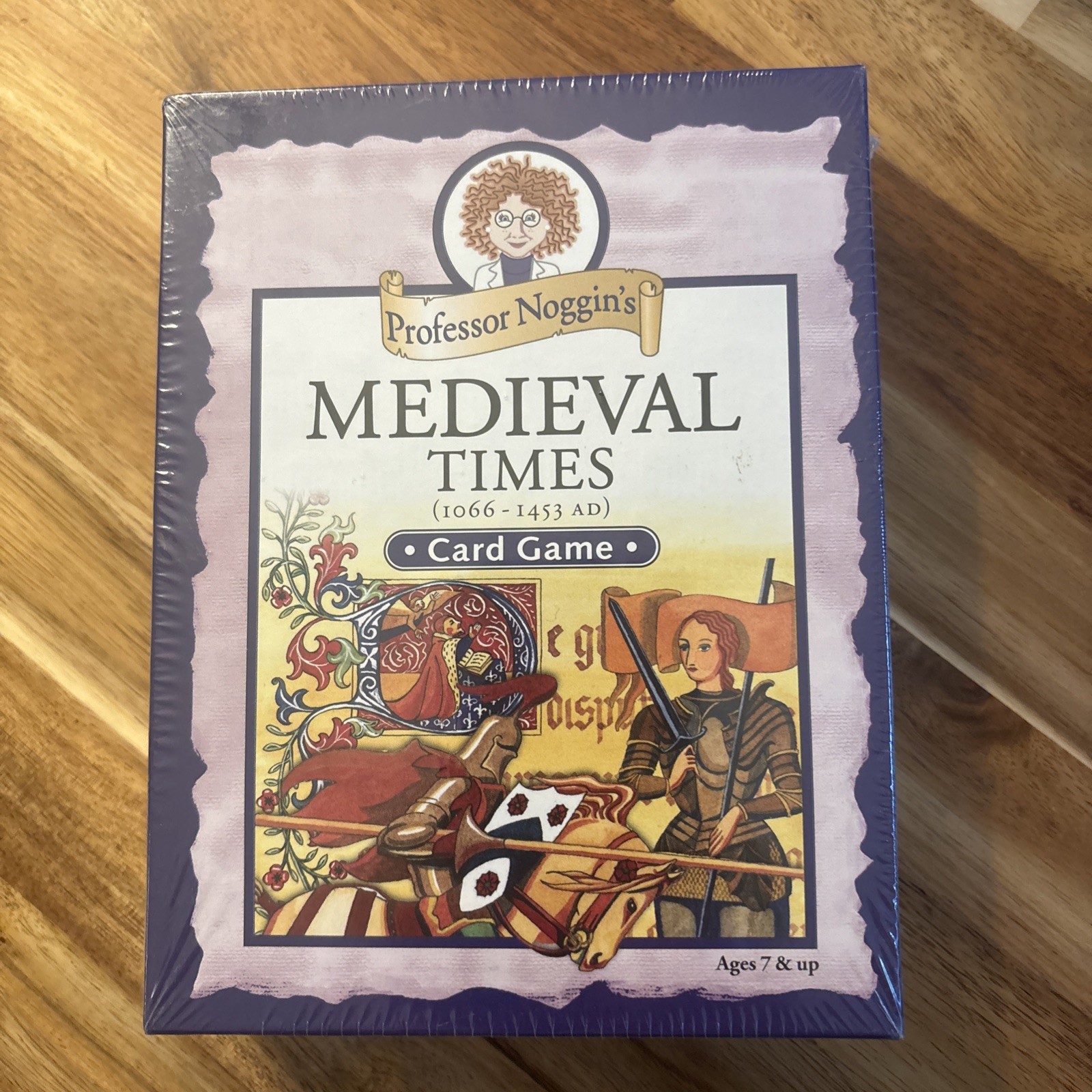 Professor Noggin’s MEDIEVAL TIMES (1066-1453 AD) Card Game – 100% Complete