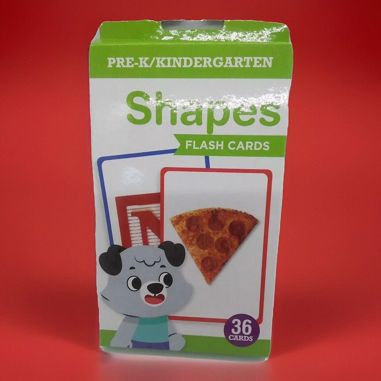 Flash Cards Shapes Colors 36 Count Pre-K Kindergarten Educational Learning Tool