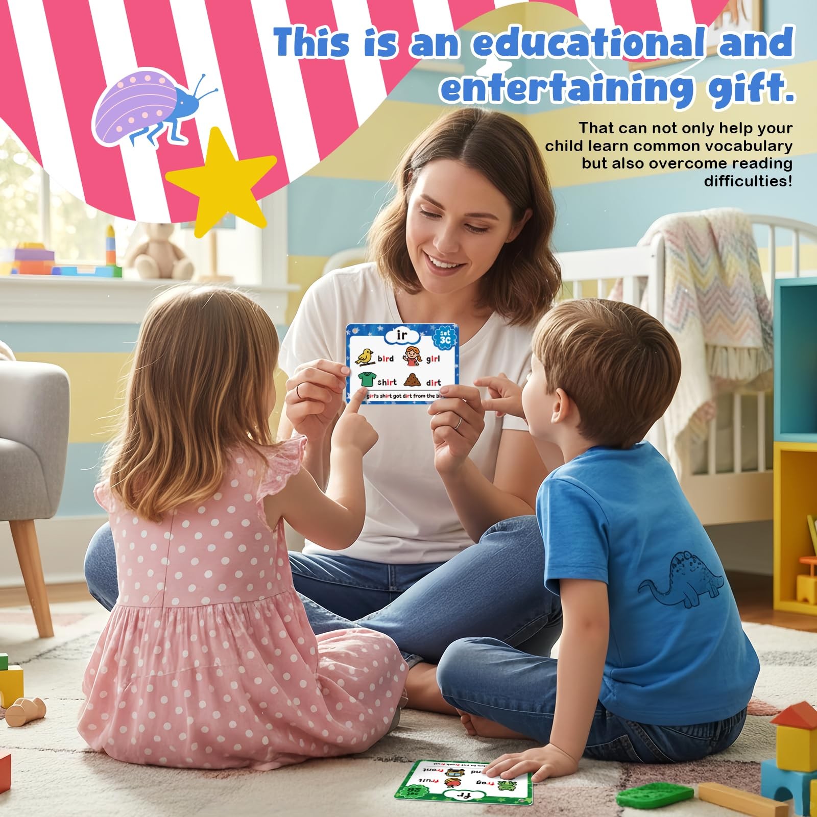 Phonics Flash Cards, Sight Words 7 inches x 10 x 0.1