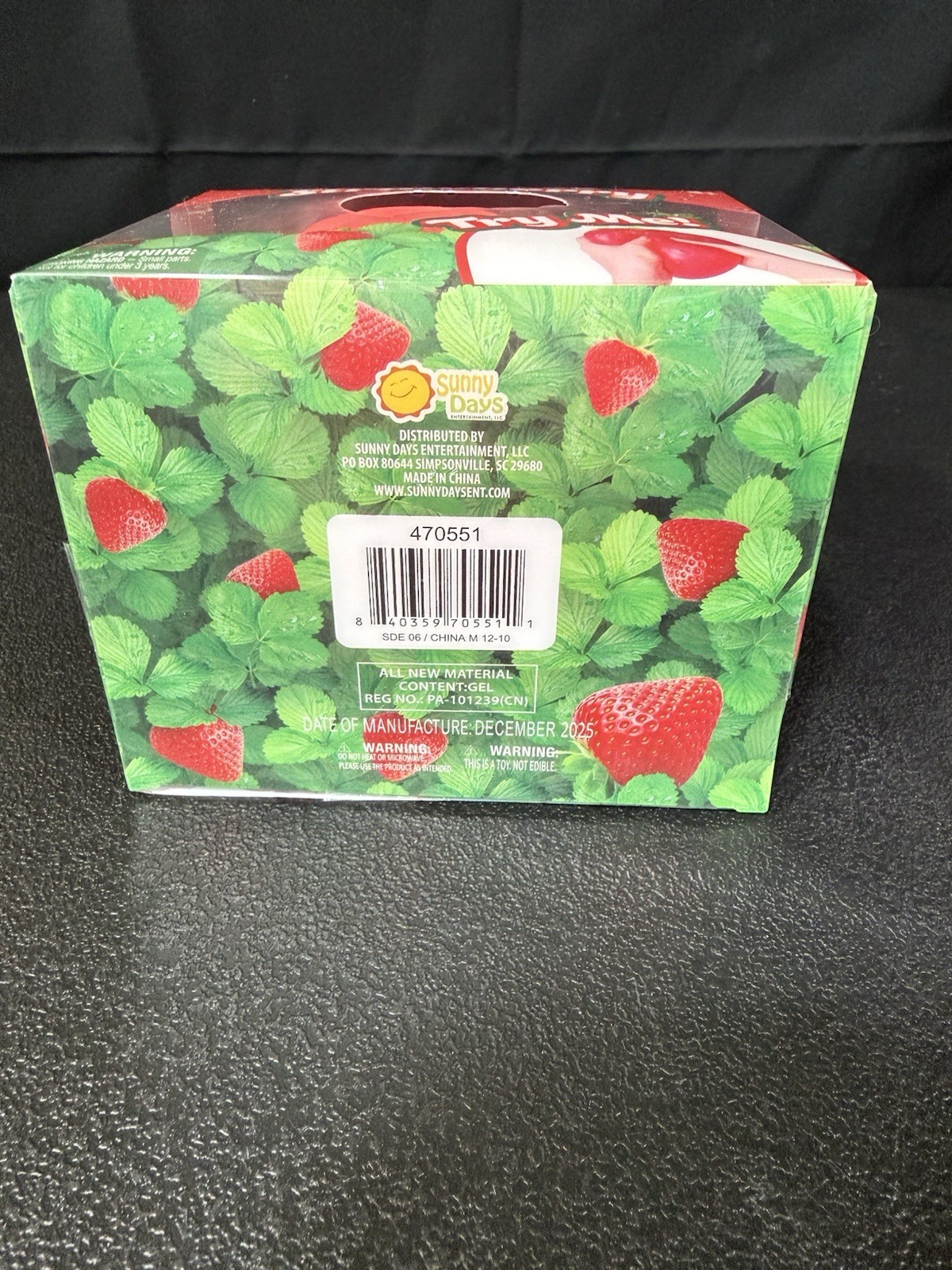 Sunny Days Jumbo Squeeeeze Strawberry 🍓 Squishy Toy Stress Relief Sensory Fun