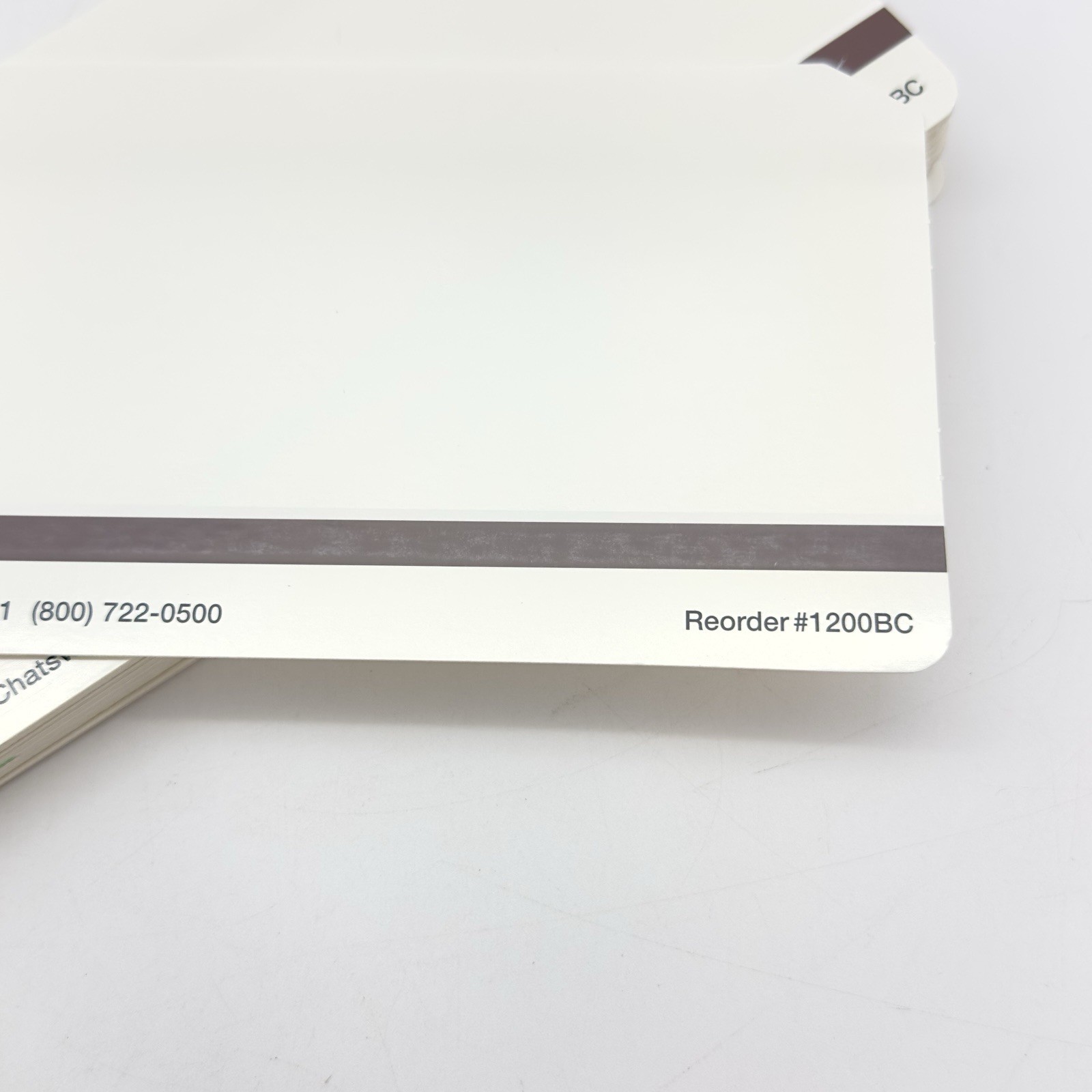Lot of 30 Blank Califone Card Master Magnetic Strip Cards 1998 Reorder #1200BC