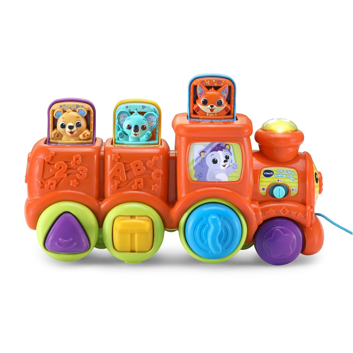 VTech Pop and Sing Animal Train 11.42 x 5.4 x 5 inches, Multicolor