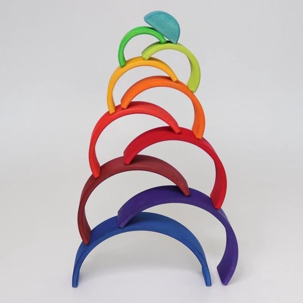 Grimm’s Spiel und Holz Design Grimms Rainbow Number Country, 10 Pieces
