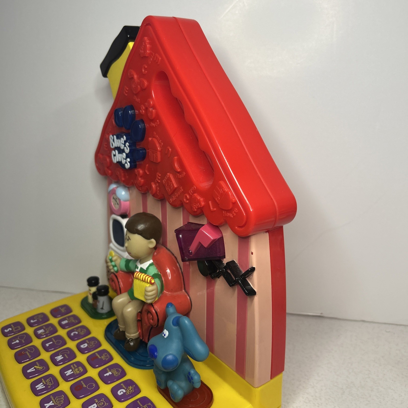 Vintage Blues Clues Steve ABC Learning house Keyboard For Parts And Repair