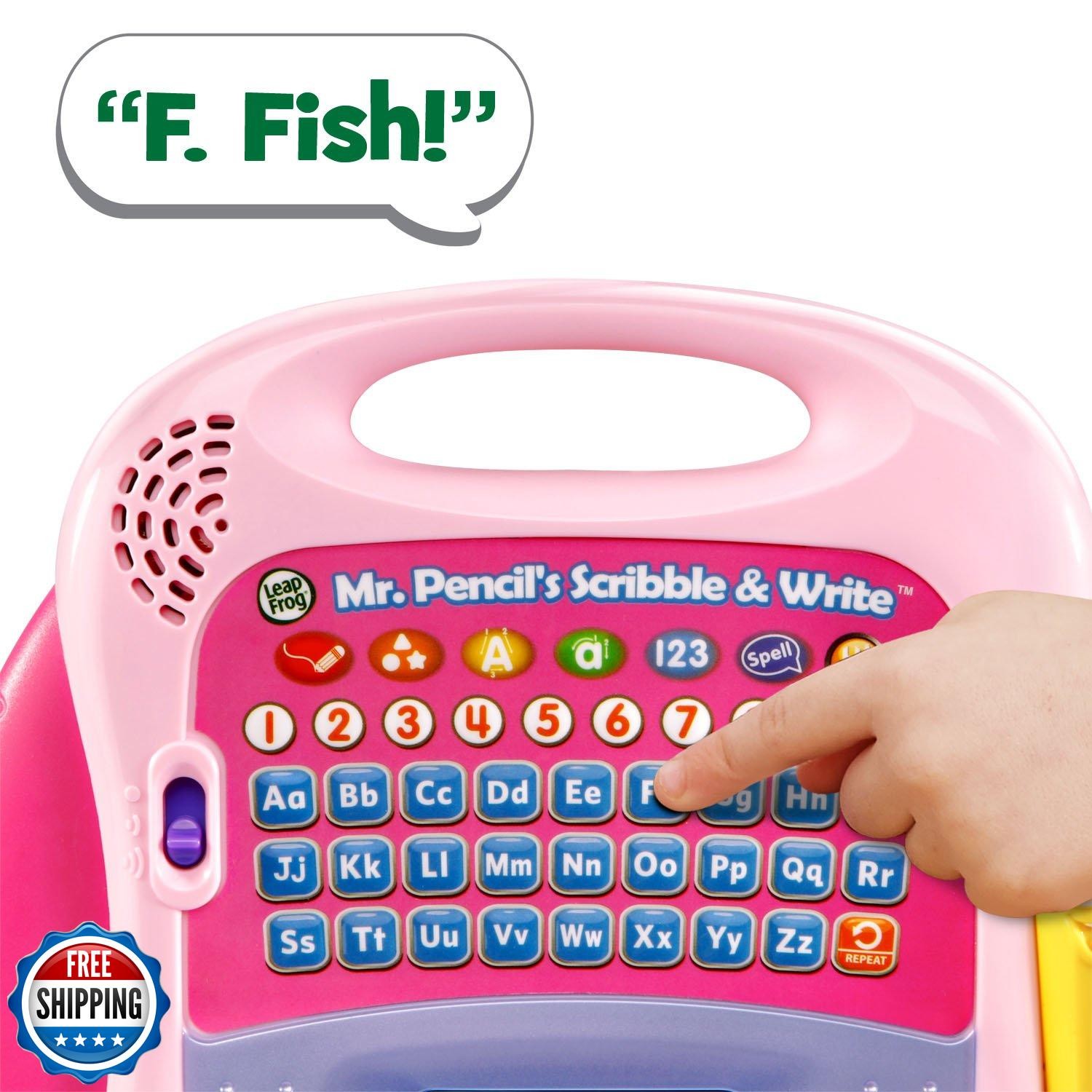 LeapFrog Mr. Pencil’s Scribble and Write, Pink