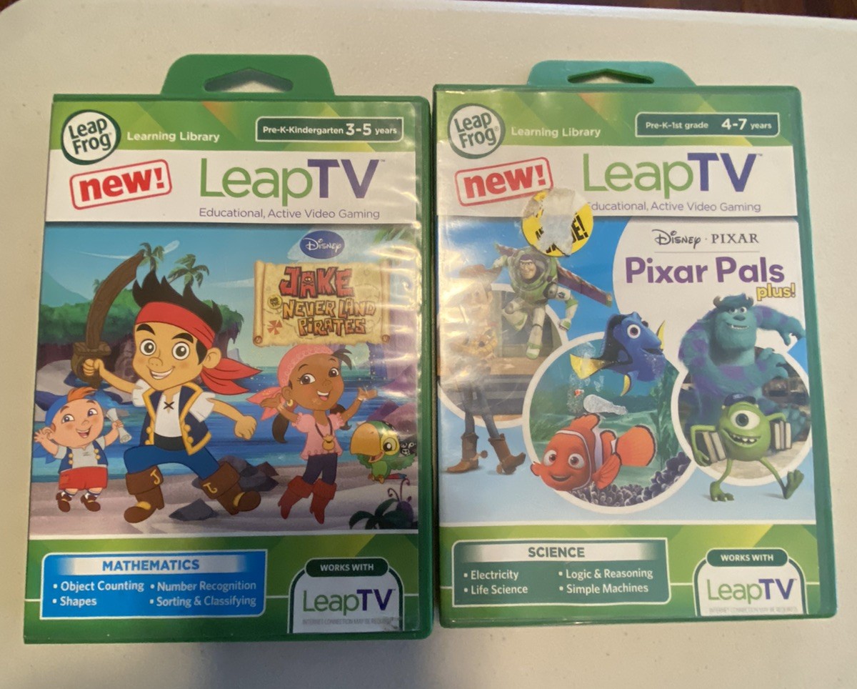 Lot Of 2 Leap Frog Tv Educational Gaming Games