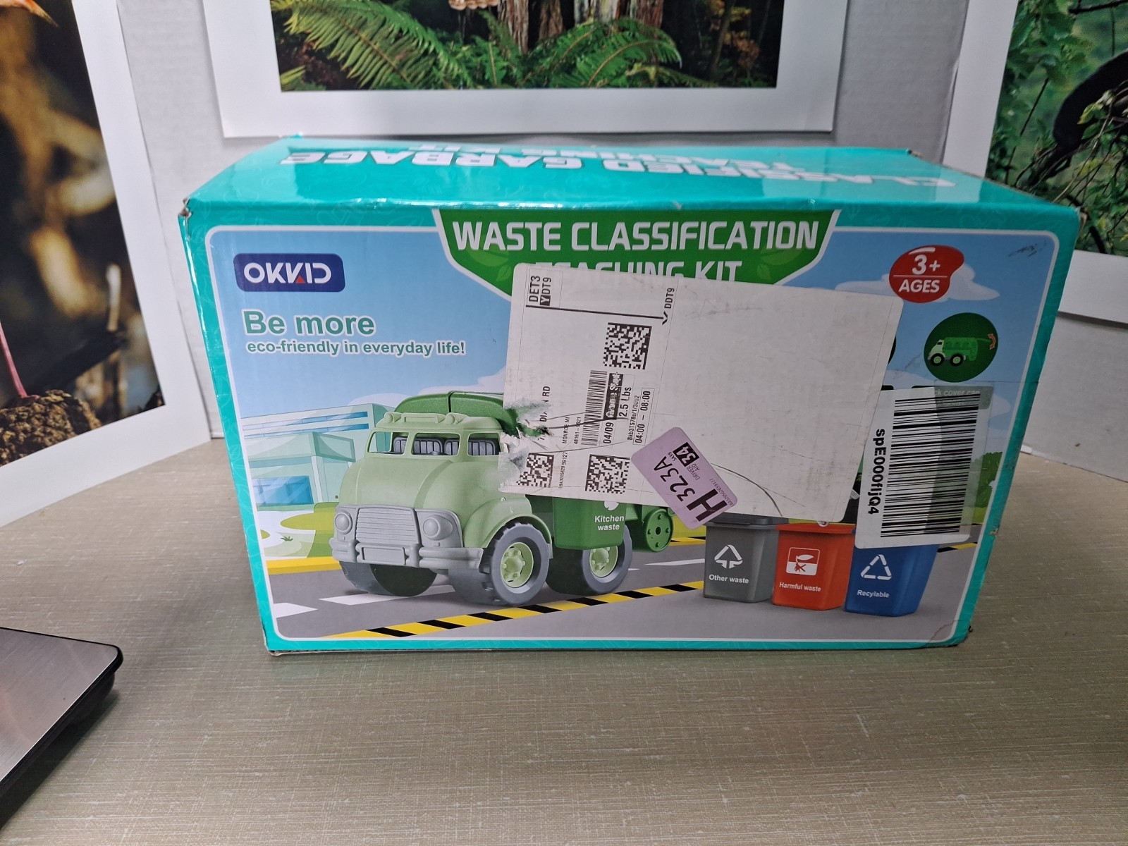 Wasteclassification Teaching Kit Garbage Truck Kids 3 Plus