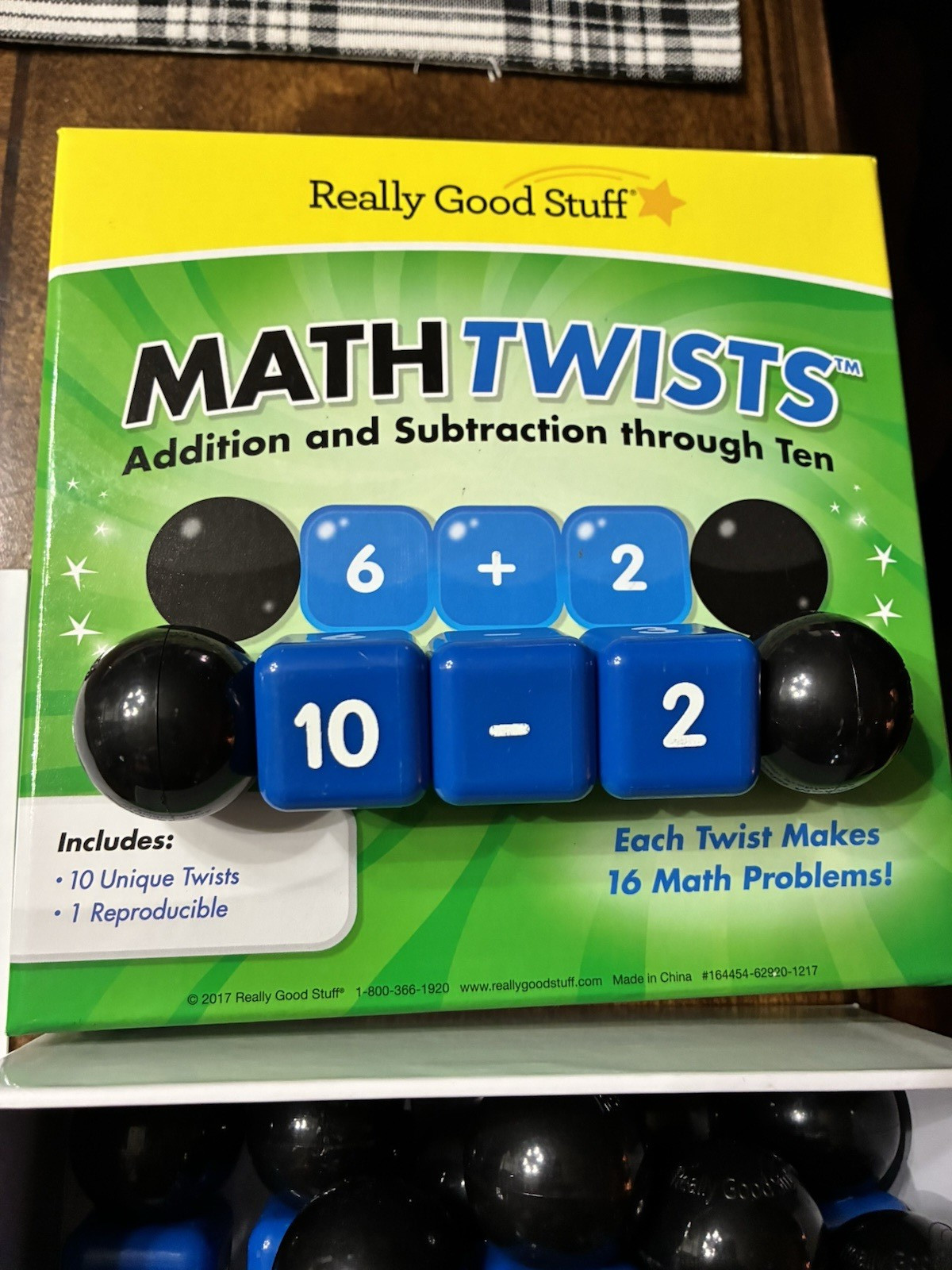 Really Good Stuff Math Twists-Addition and Subtraction Through Ten