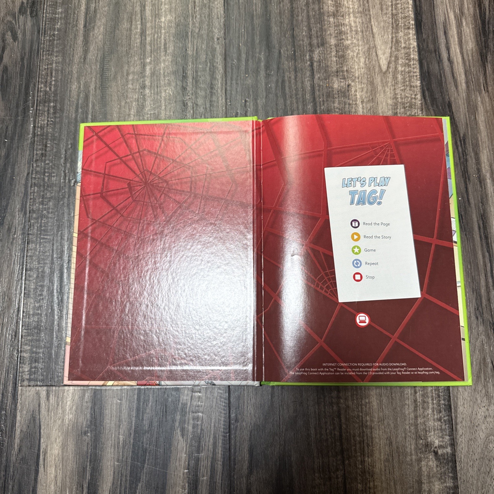 LeapFrog Tag book — THE AMAZING SPIDER-MAN: THE LIZARD’S TALE (Tag only)
