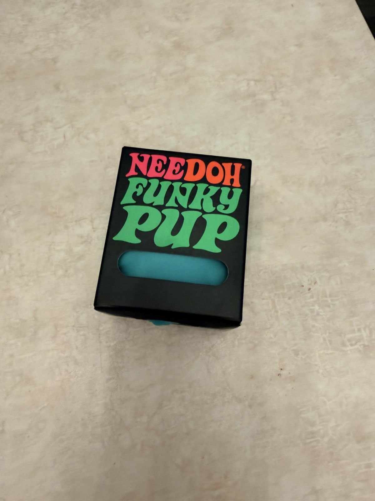100% Authentic Needoh Funky Pup Dog Toy NIB Made By Schylling. TEAL