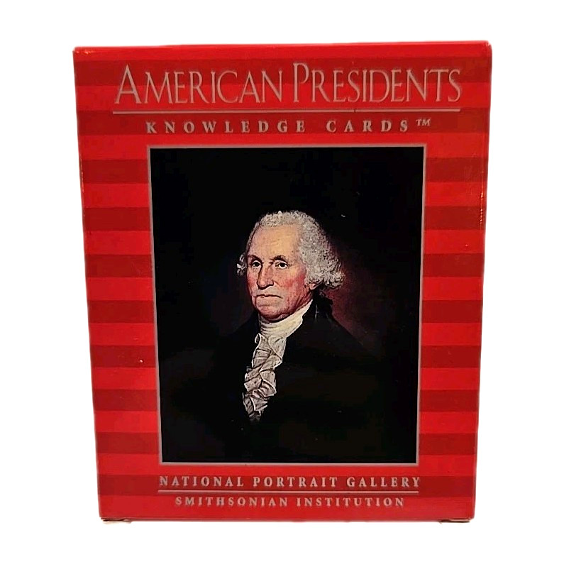 American Presidents Knowledge Cards Sealed Deck Smithsonian Institution