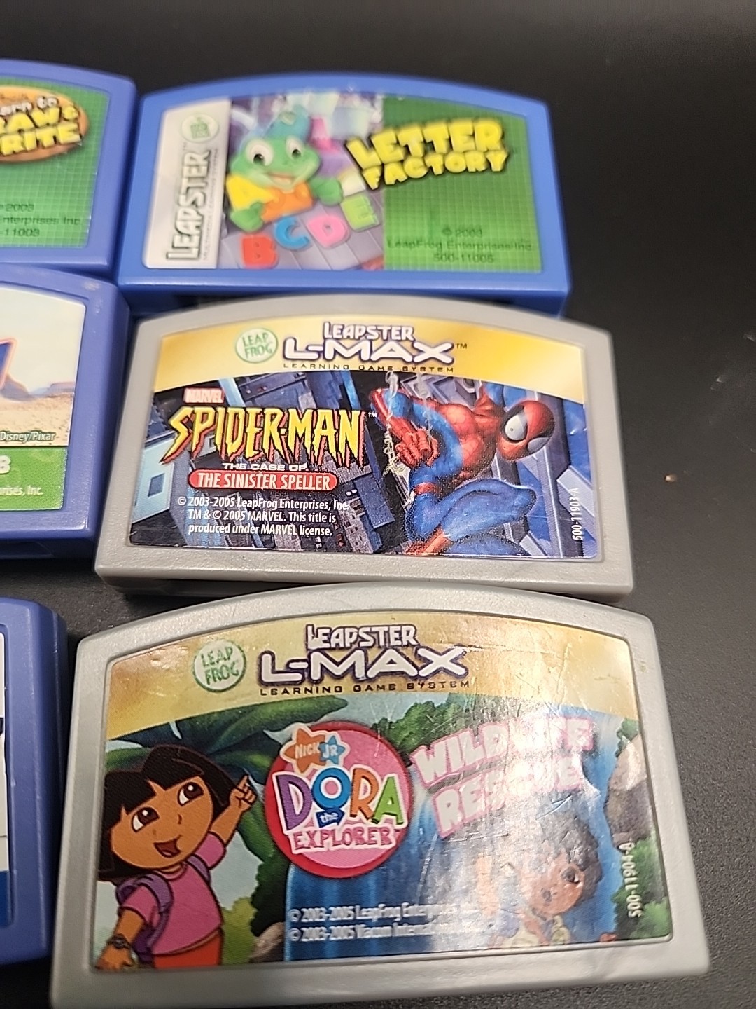 7 Leapfrog Games Spiderman Cars Star Wars Dora