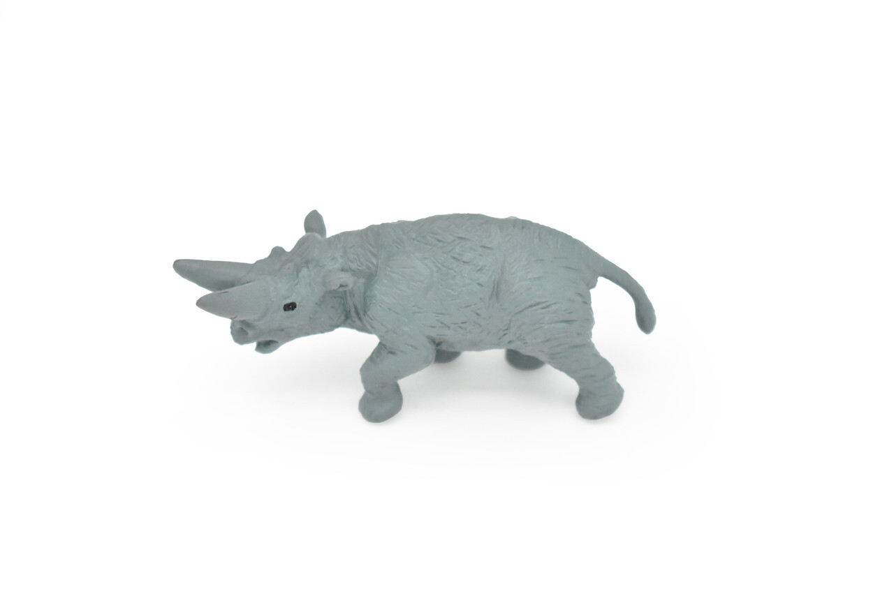 Arsinoitherium Toy, Brontotheres, Realistic Diorama Model, 2.5 Inches F3137 B224