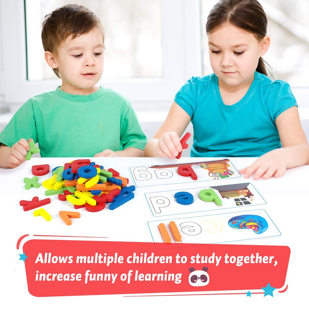 Learning Toys for 3 4 5 6 Years Old Boys Girls See & Spell CVC Word Builders New