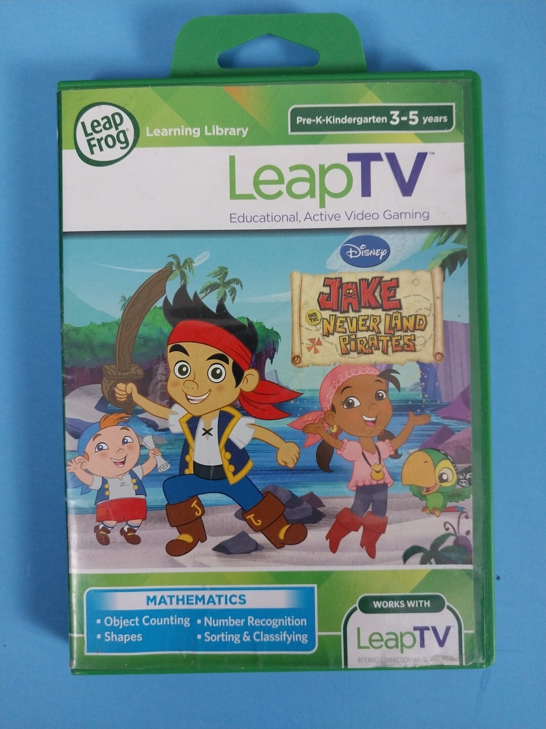 Leap Frog Leap TV “Jake and the Neverland Pirates” Educational Game Ages 3-5 New