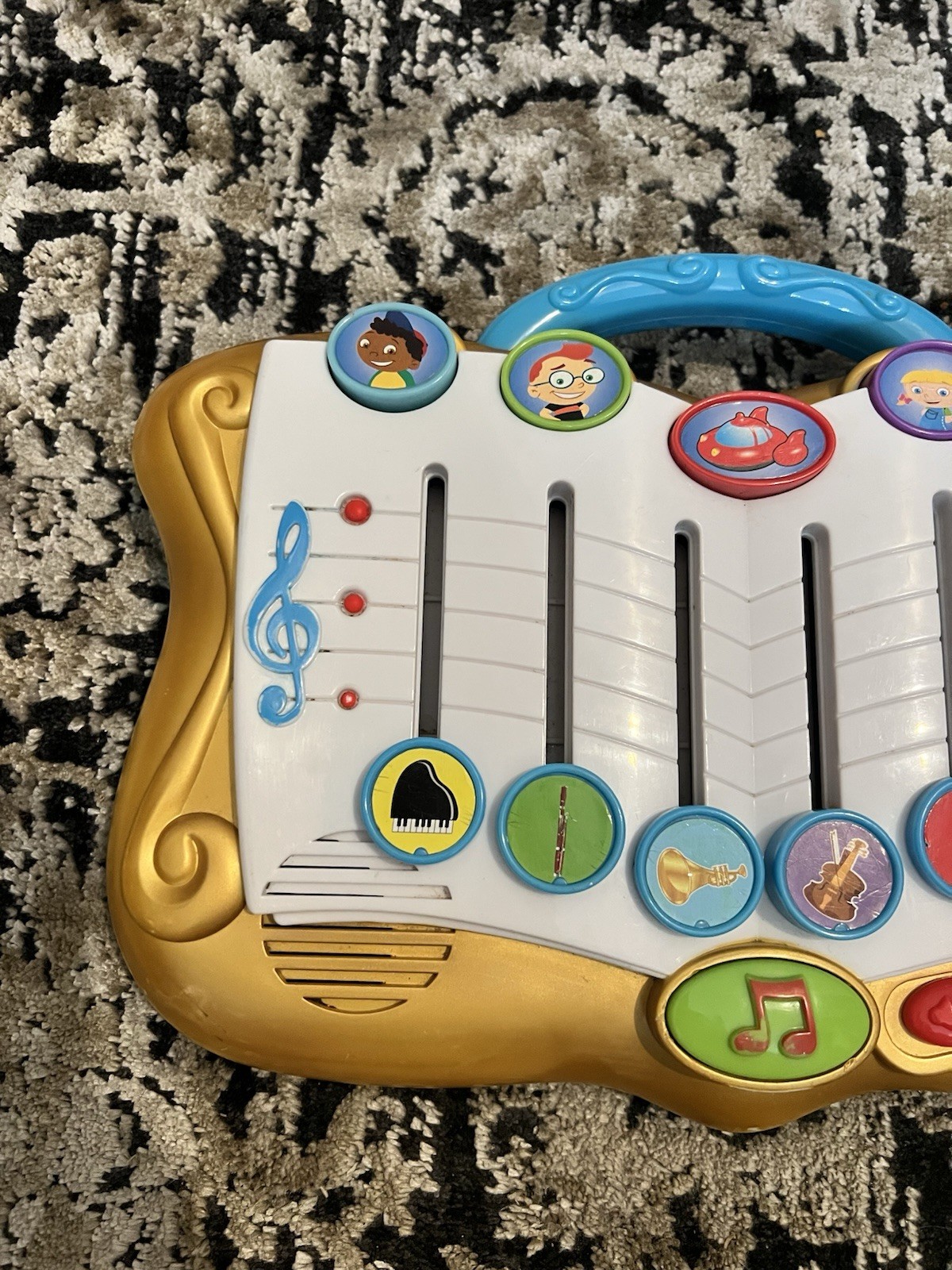 LITTLE EINSTEINS MATTEL 2006 SYMPHONY COMPOSER MUSICAL TOY WORKS