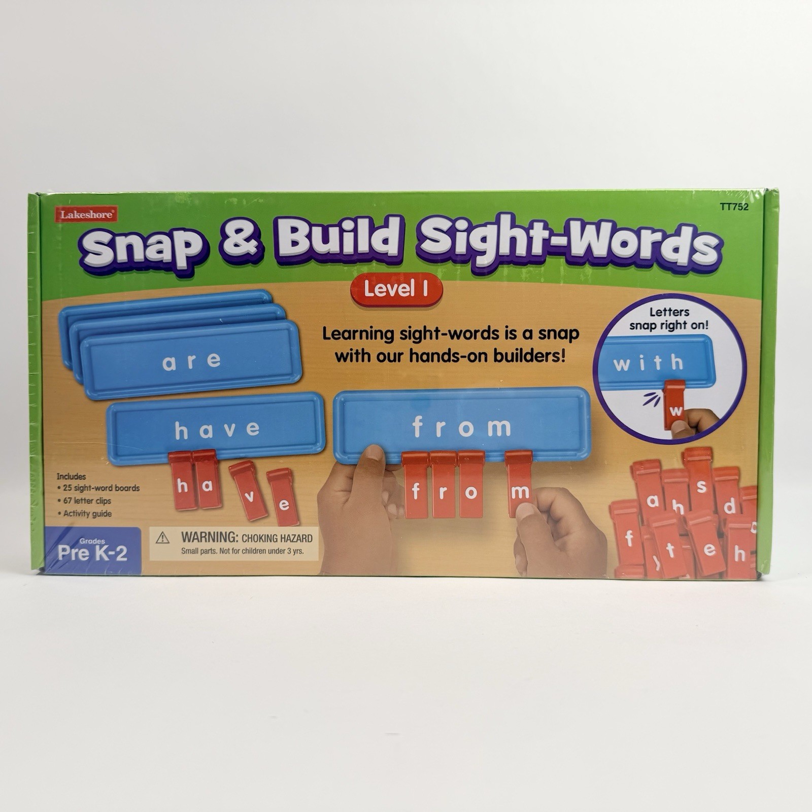 Lakeshore Snap & Build Sight-Words Level 1 TT752 New Sealed Pre-K–2