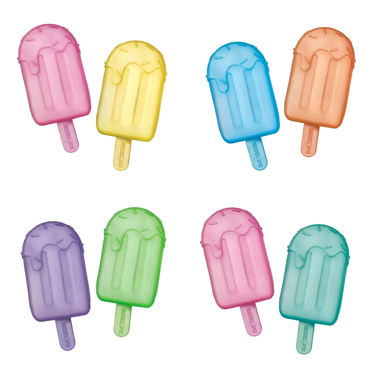 🔥Super Duper Sugar Squisher Mini Ice Pop Blue/Pink 2 Pack BNWT🔥