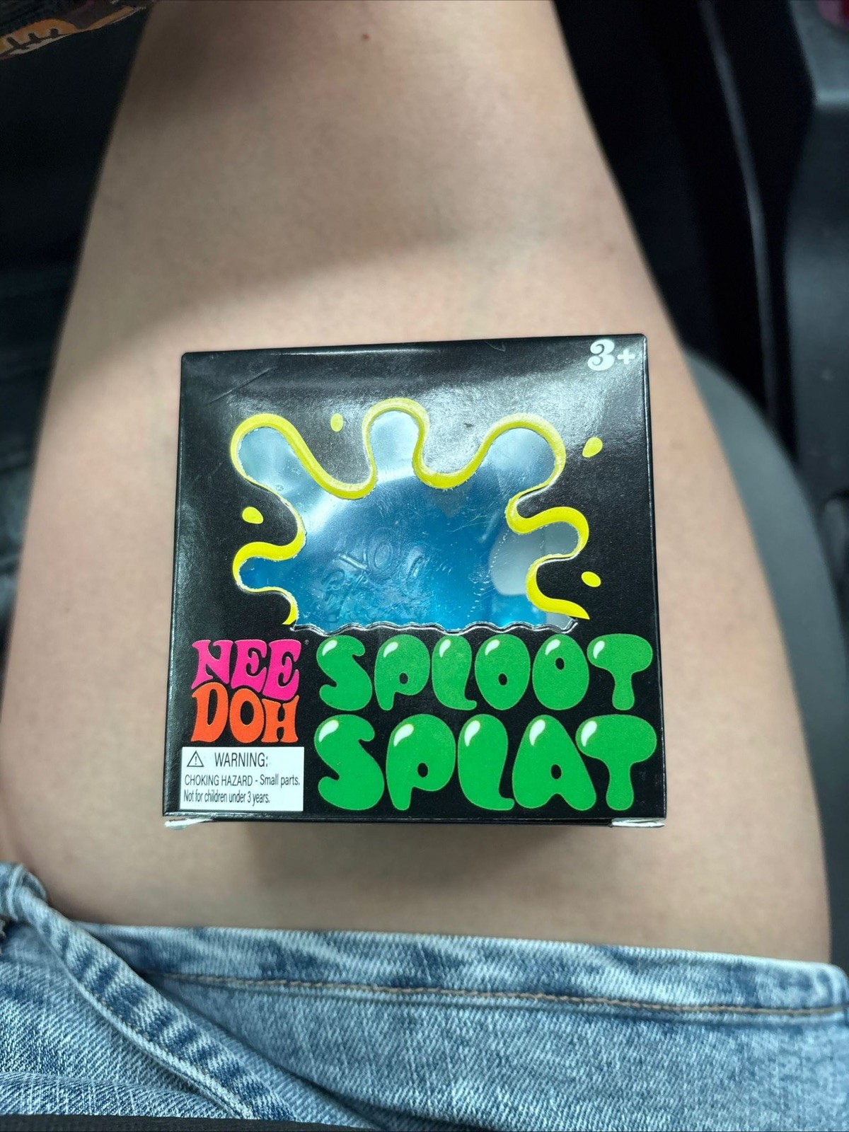 BLUE NeeDoh SPLOOT SPLAT, Nee Doh Splatter Fidget, Nee-doh SplootSplat Squishy.
