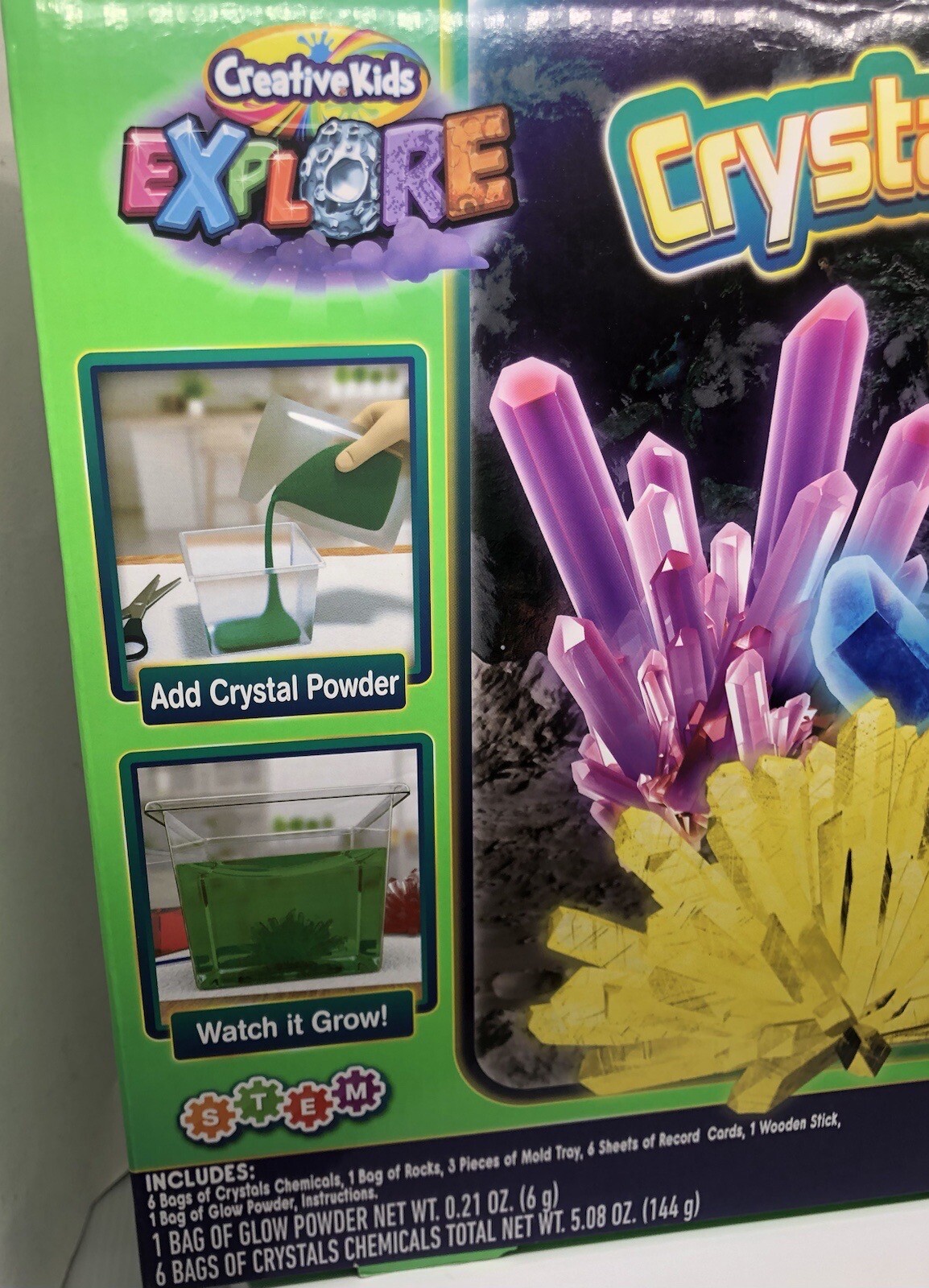 Grow Your Own Crystals KIT Science Toy BIRTHDAY Experiment For Kids STEAM Gift