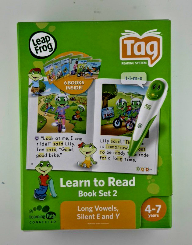 LeapFrog Tag Learn to Read Book Set 2 Long Vowels Silent E & Y 6 Books Only