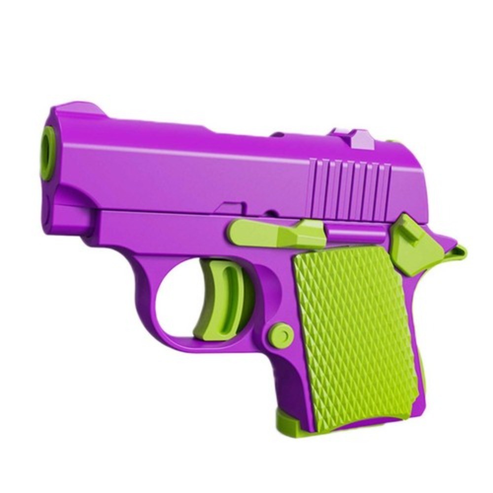 Fidget Gun Toy Sensory Toys 3D Printed Anxiety Stress Relief Toy Gift for Adult