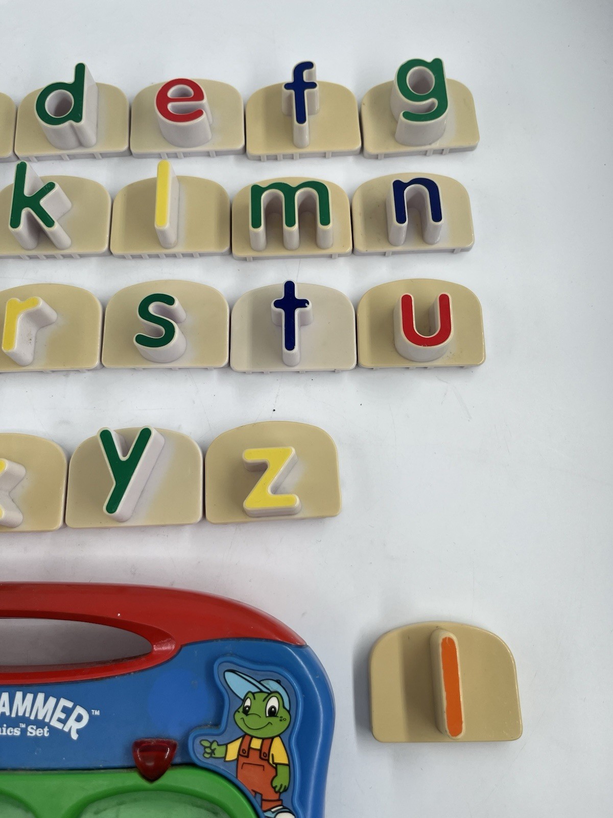 Vintage Leap Frog Word Whammer Fridge Phonics with 25 Alphabet Letters Tested