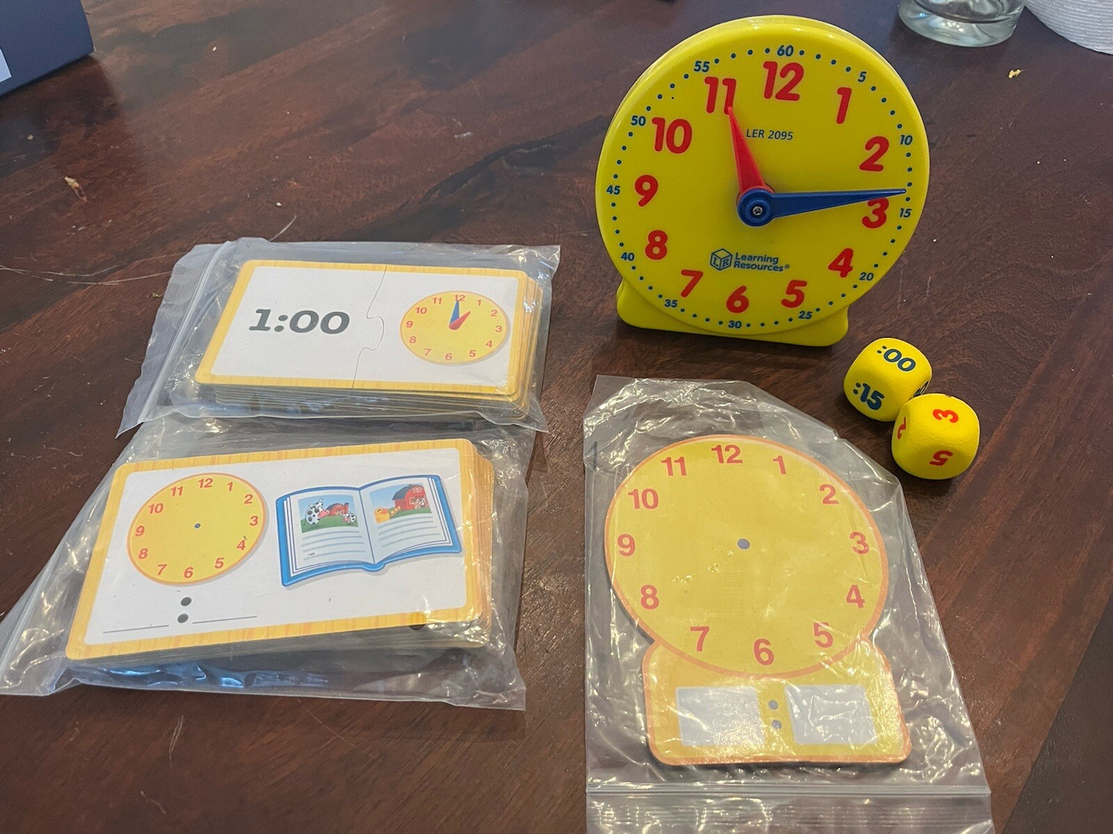 Learning Resources “Big Time” Clock Activity Set – 41pc