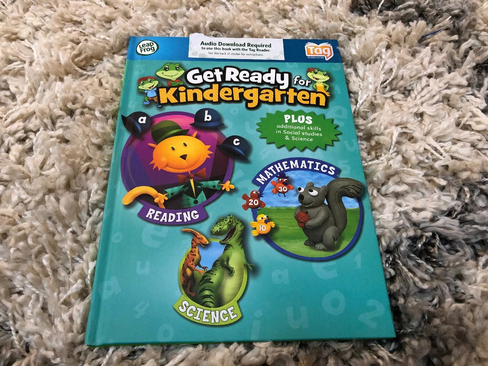 LeapFrog Tag Pen LeapReader book — GET READY FOR KINDERGARTEN