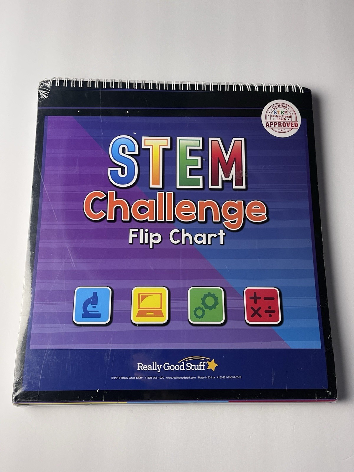 Really Good Stuff STEM Challenge Flip Chart Classroom Teacher Lesson Guide New