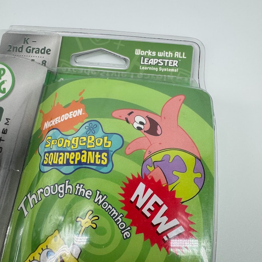 LeapFrog Leapster SpongeBob SquarePants Through the Wormhole Game – NEW/SEALED