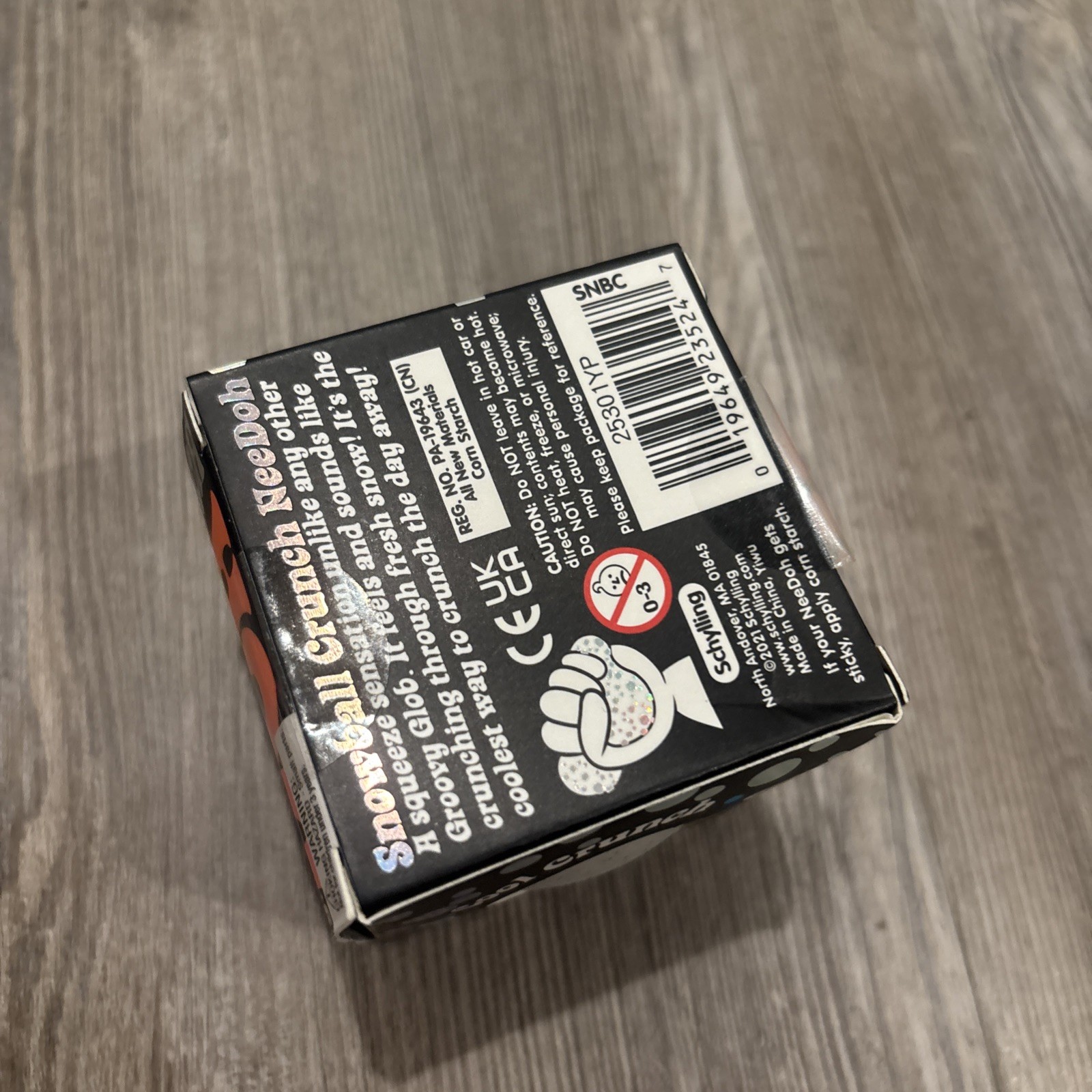 NeeDoh Snowball Crunch Squeeze Ball White Crunchy Tiktok Viral Toy Authentic