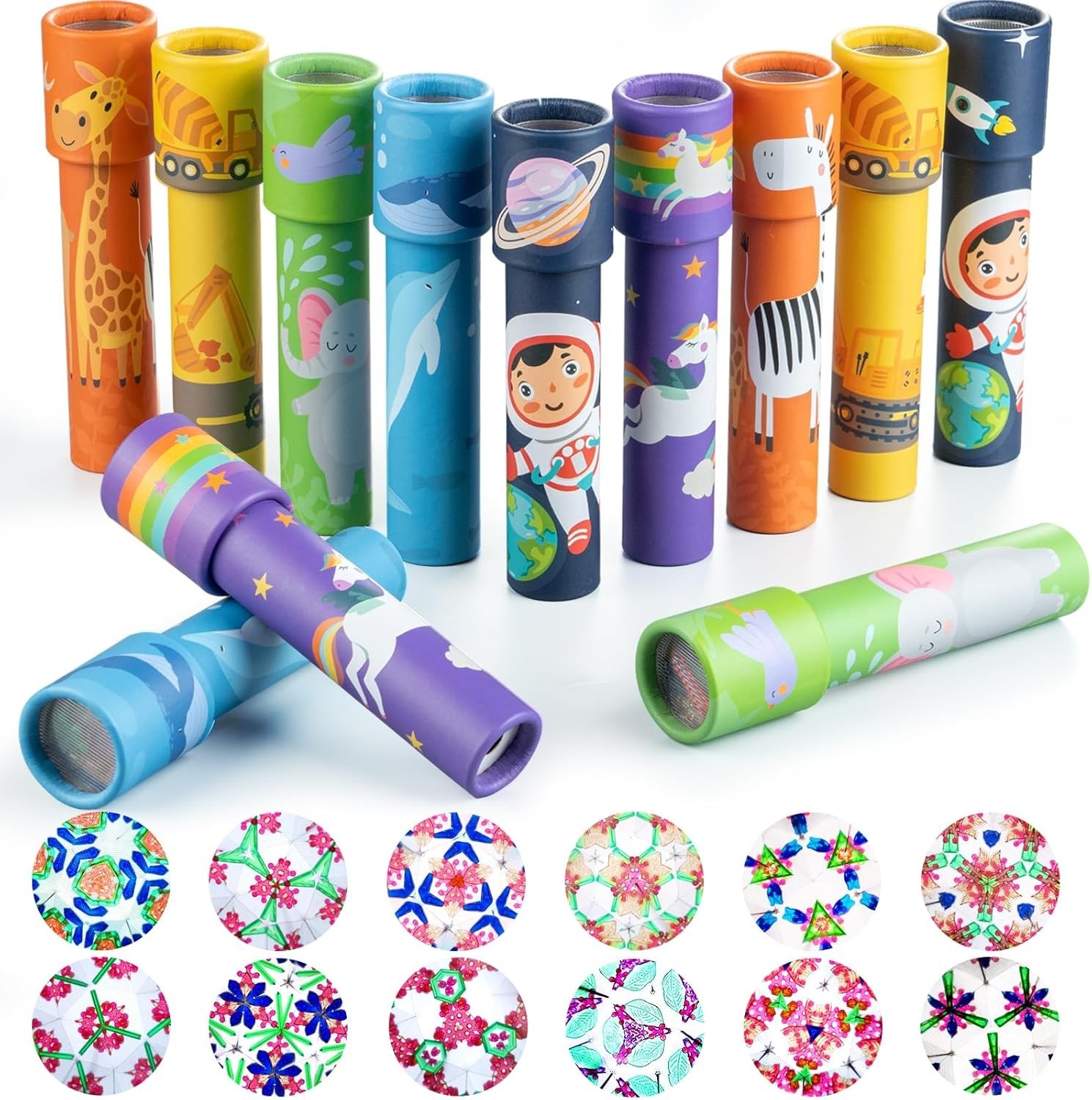 12PCS Classic Kaleidoscope – Return Gifts for Kids Birthday, Retro Educationa…