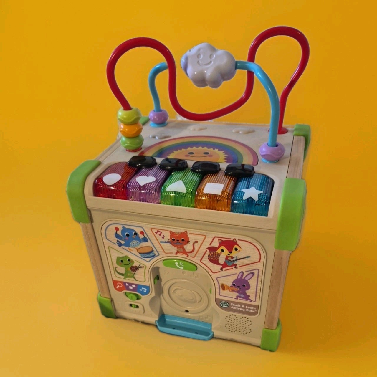 LeapFrog Touch & Learn Wooden Activity Cube #Toy #Baby #Learning