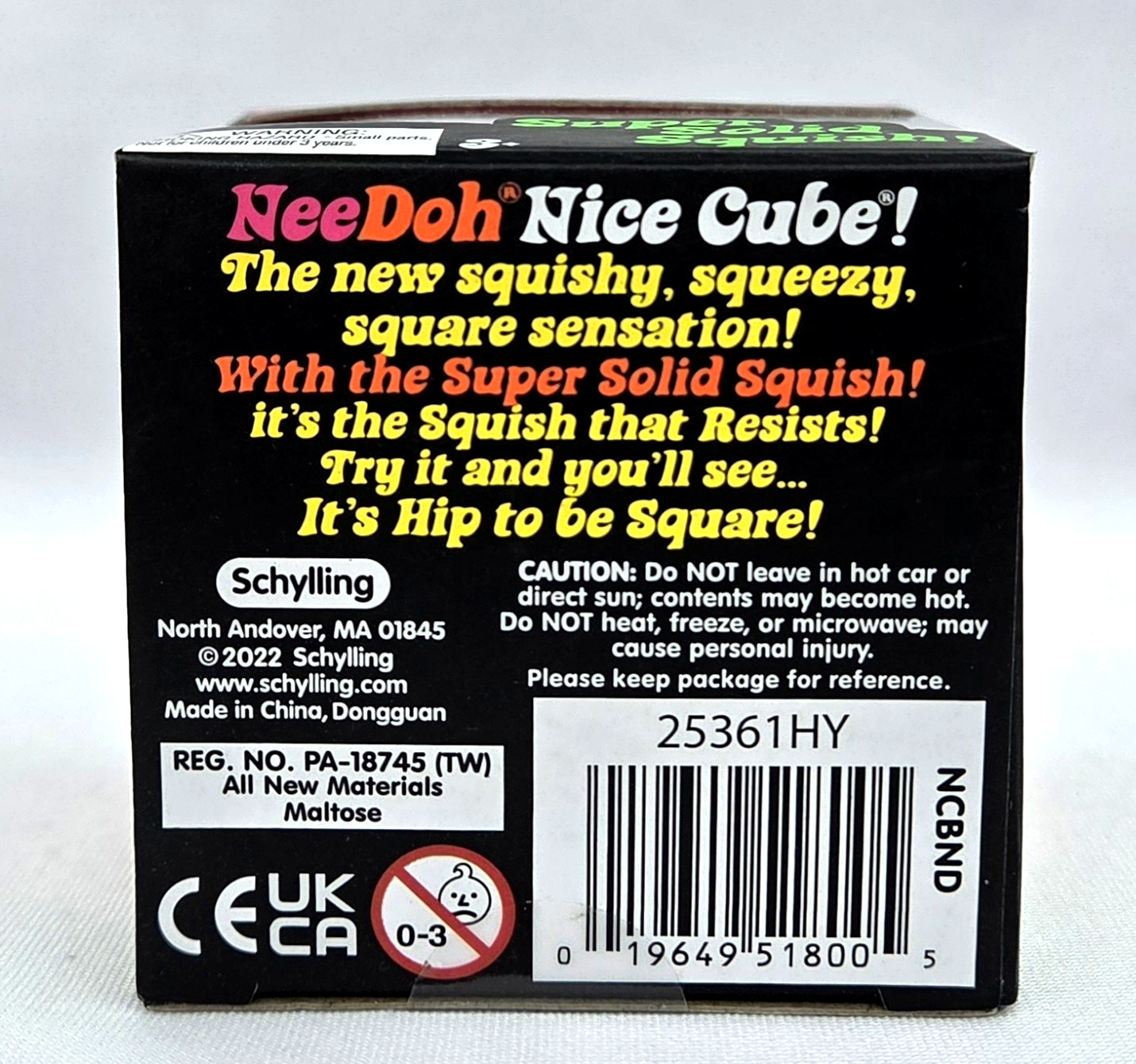 NeeDoh Nice Cube Super Solid Squish – Pink!
