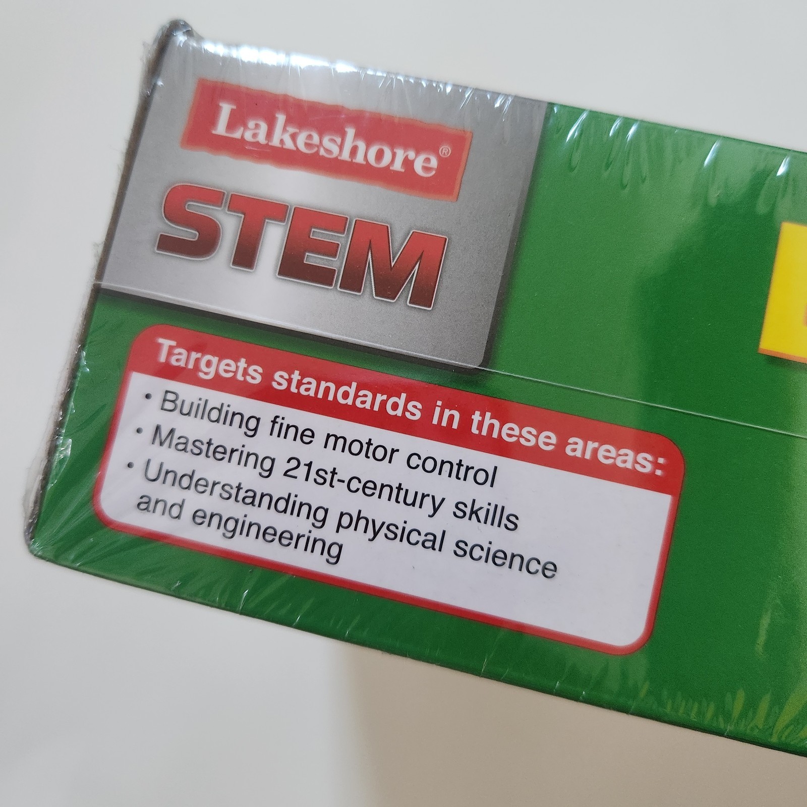 STEM Building Brick Challenge Kit Lakeshore TT759 NEW AND SEALED Math Science