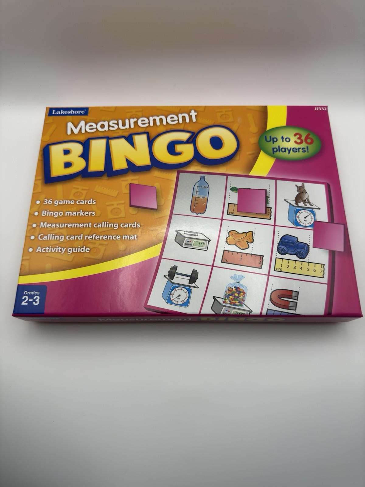 Lakeshore Measurement Bingo Grades 2 & 3 Measurement Practice-JJ332