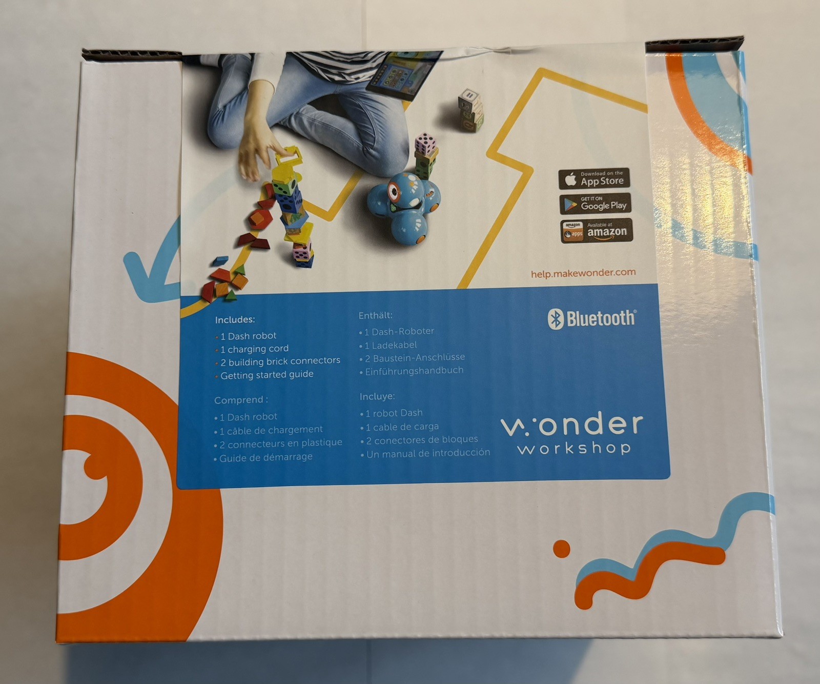 Wonder Workshop DA03 Dash Robot Interactive Coding STEM Toy for Kids – Brand New