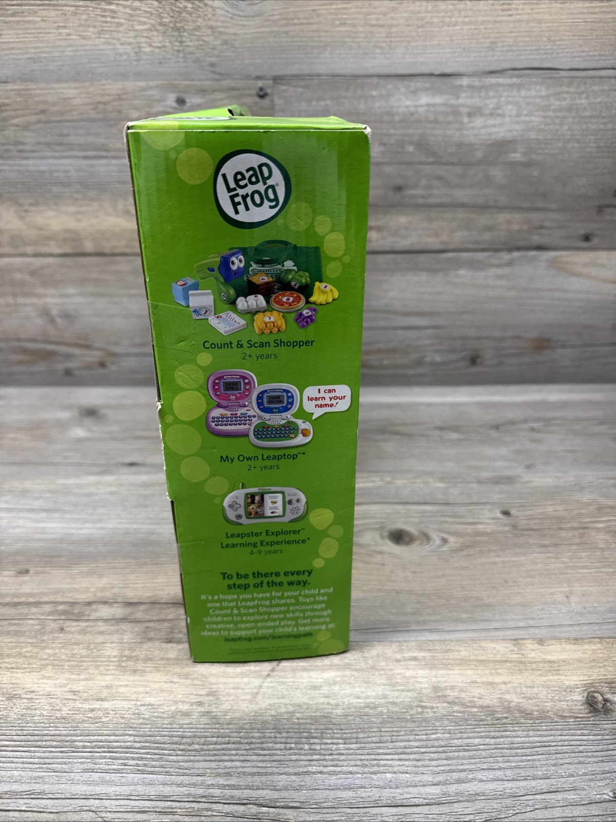 Leapfrog Count & Scan Shopper Food Bag Scanner Number 1-10 New In Box