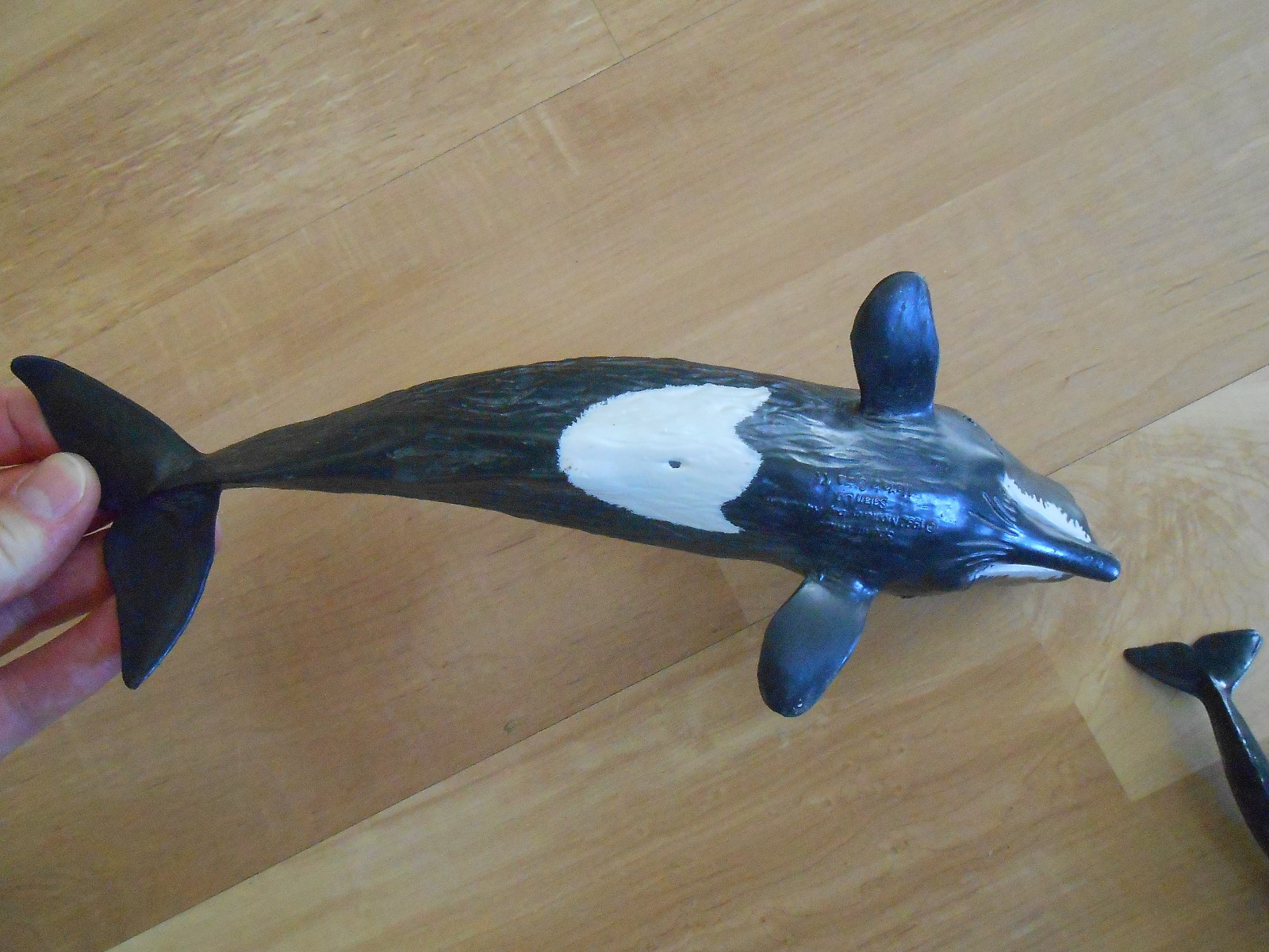 1991 Safari Rubber Humpback Whale 1992 Sperm & Calf Monterey Bay Aquarium