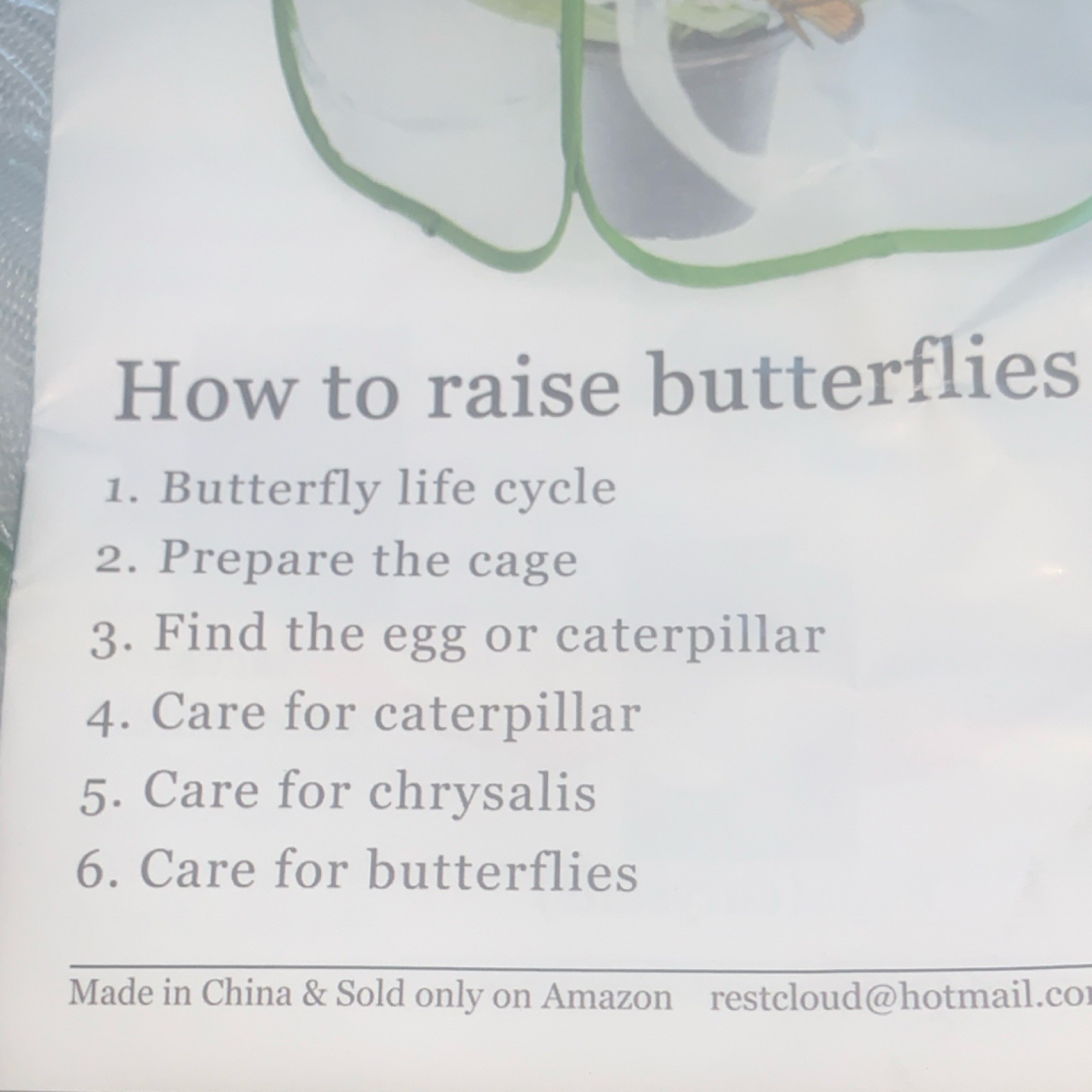 RestCloud Butterfly Habitat Cage Educational Kit for Kids Ages 4-7 8-11 Years